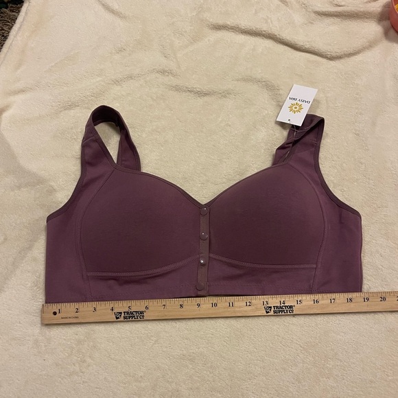 Daisy bra nwt pure purple front clasp bra - Picture 3 of 6
